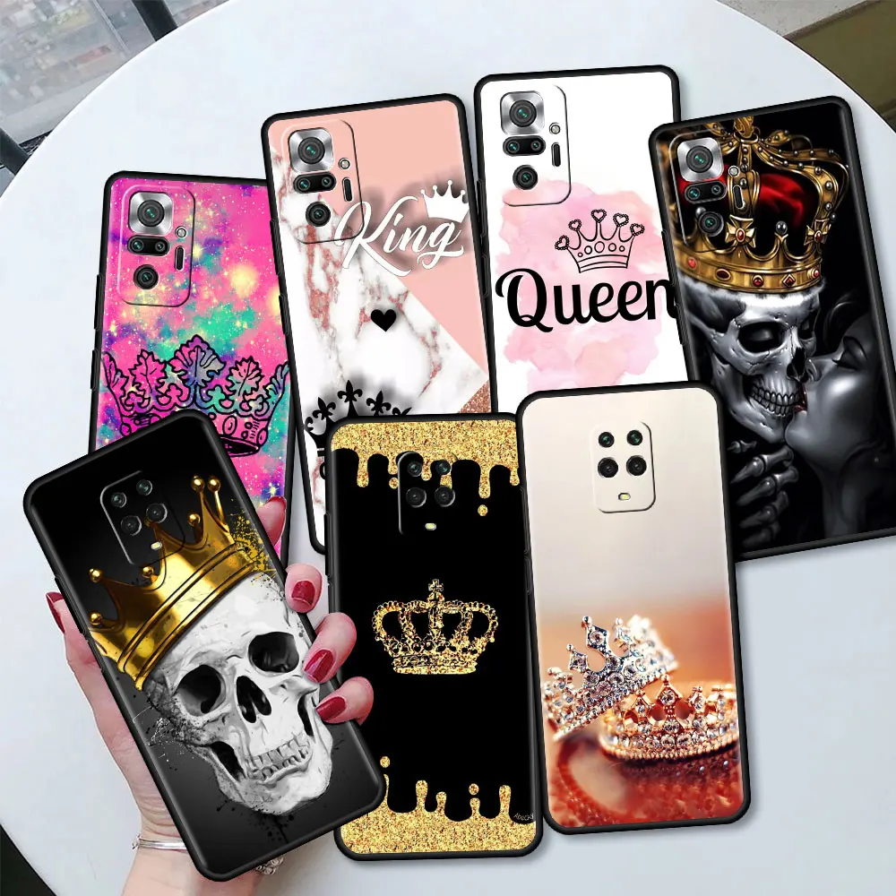 Queen Crown King Phone Cover for Xiaomi Redmi Note 9S 9 8 7 8T 10 Pro 9C 9A 7A 6A 8A 6 K40 Tpu Funda Soft Back Case
Queen Crown King Phone Cover for Xiaomi Redmi Note 9S 9 8 7 8T 10 Pro 9C 9A 7A 6A 8A 6 K40 Tpu Funda Soft Back Case