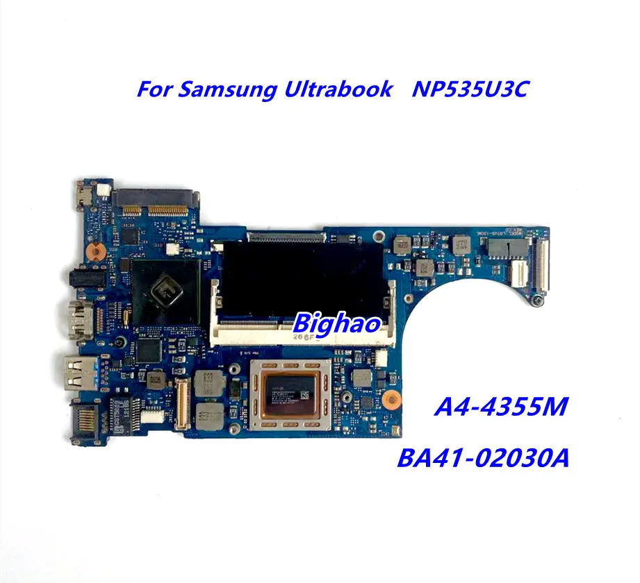 BA41-02029A BA41-02030A For samsung NP535 NP535U NP535U3C Laptop motherboard AMD A4-4355M 100% tested ok
BA41-02029A BA41-02030A For samsung NP535 NP535U NP535U3C Laptop motherboard AMD A4-4355M 100% tested ok
