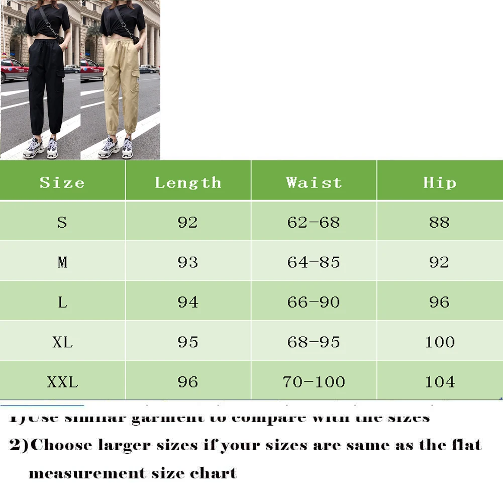 Women's Casual Cargo Pants Solid Color High Elastic Waist Long Pants with Pockets Autumn Ladies Loose Pencil Trousers Streetwear
Women's Casual Cargo Pants Solid Color High Elastic Waist Long Pants with Pockets Autumn Ladies Loose Pencil Trousers Streetwear