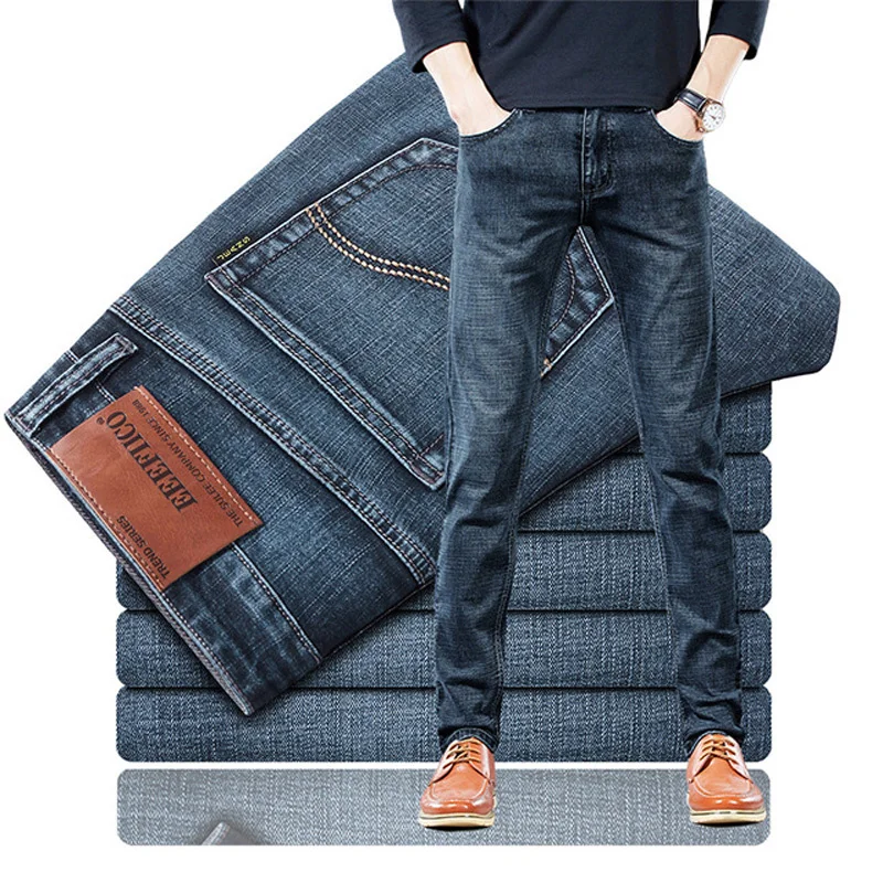 Jeans For Men Casual Full Length Denim Pants Trendy Stretch Straight Jeans Youth MID Waist Men's Trousers Size38 40
Jeans For Men Casual Full Length Denim Pants Trendy Stretch Straight Jeans Youth MID Waist Men's Trousers Size38 40