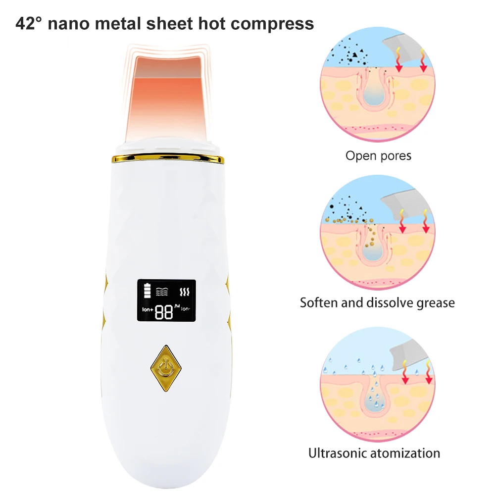 Ультразвуковая машина для глубокой очистки кожи лица, удаление грязи, угрей, уменьшение морщин, пятен, ультразвуковой пилинг лица
Ультразвуковая машина для глубокой очистки кожи лица, удаление грязи, угрей, уменьшение морщин, пятен, ультразвуковой пилинг лица