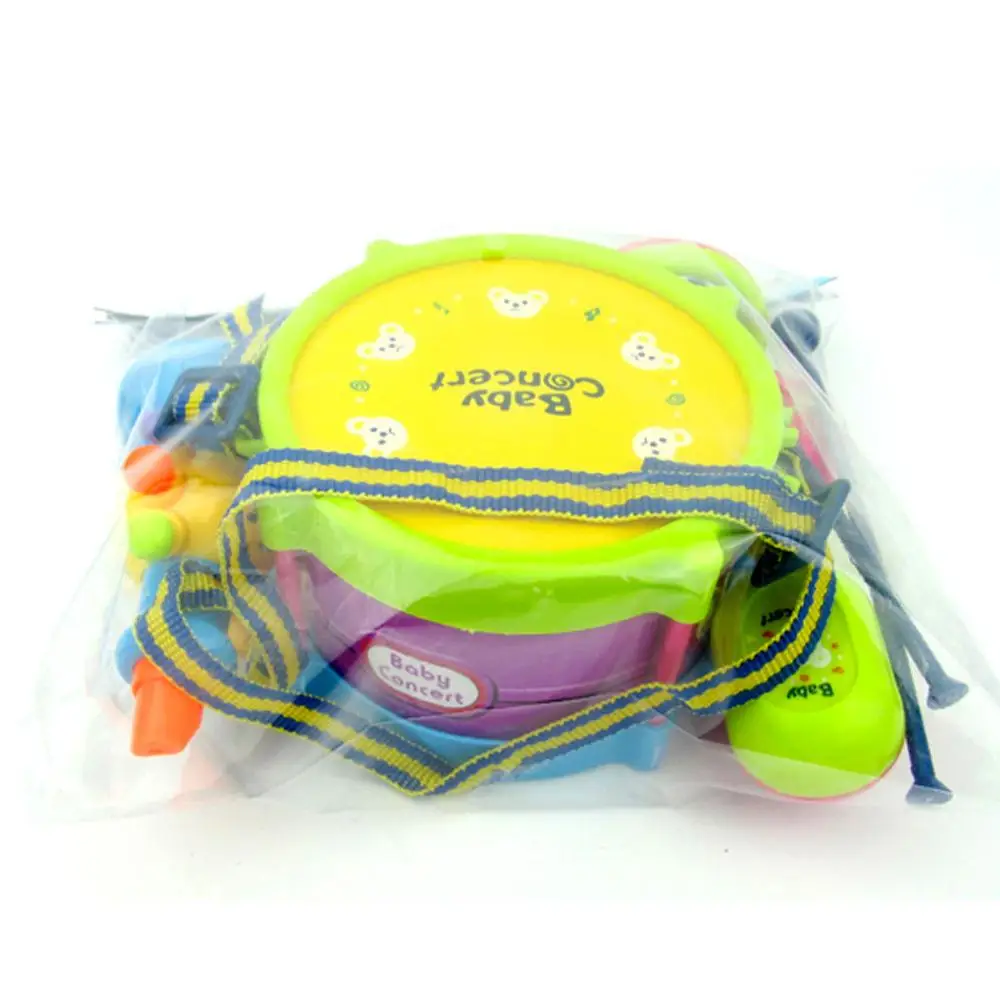 5pcs Children Drum Trumpet Toy Music Percussion Instrument Band Kit Early Learning Educational Toys Baby Kids Children Gift Set
5pcs Children Drum Trumpet Toy Music Percussion Instrument Band Kit Early Learning Educational Toys Baby Kids Children Gift Set