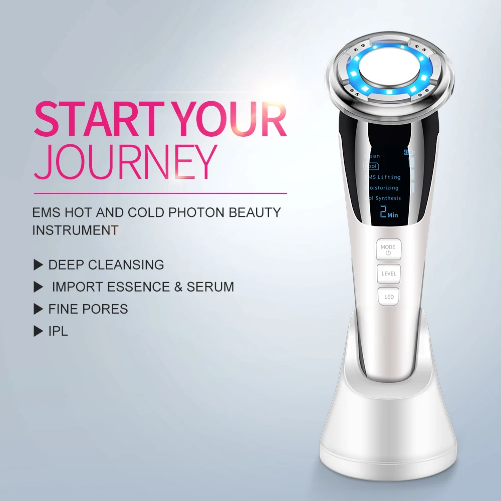 7in1RF&EMS Radio Mesotherapy Electroporation rf lifting Beauty LED Photon Face Skin Rejuvenation Remover Wrinkle Radio Frequency
7in1RF&EMS Radio Mesotherapy Electroporation rf lifting Beauty LED Photon Face Skin Rejuvenation Remover Wrinkle Radio Frequency