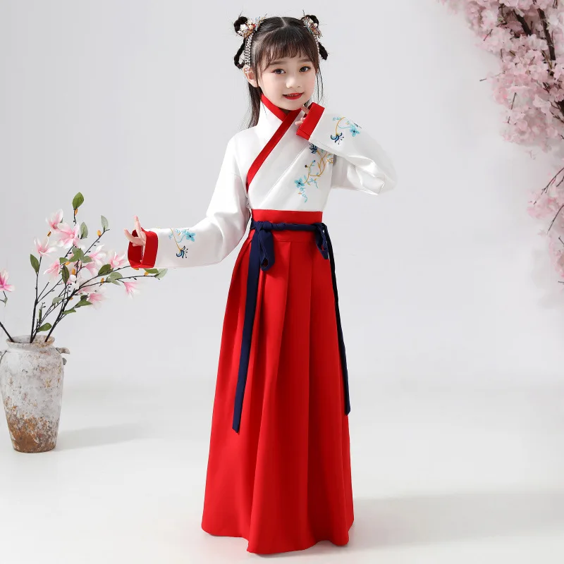 Children Costume Girl Hanfu Tang Dynasty Princess Fairy Show Elegant Costumes Oversize Traditional Chinese Kids Girls Hanfu Dres
Children Costume Girl Hanfu Tang Dynasty Princess Fairy Show Elegant Costumes Oversize Traditional Chinese Kids Girls Hanfu Dres
