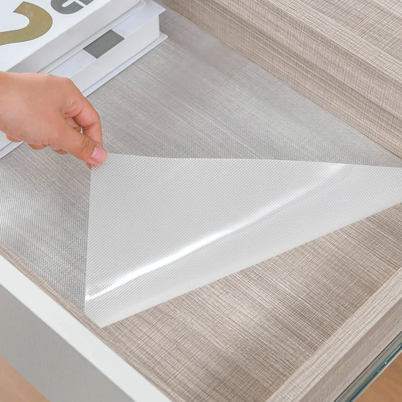 Clear EVA Cabinet Drawer Liners Mat Waterproof Anti-Slipping Cuttable Kitchen Refrigerator Wardrobe Pad Home Table Placemat
Clear EVA Cabinet Drawer Liners Mat Waterproof Anti-Slipping Cuttable Kitchen Refrigerator Wardrobe Pad Home Table Placemat