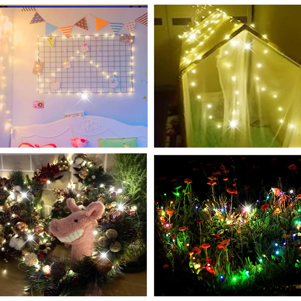 Led String Lights 10m 5m 4m Silver Wire Garland Home Christmas Wedding Party Decoration Powered By 4.5v Battery Fairy Light
Led String Lights 10m 5m 4m Silver Wire Garland Home Christmas Wedding Party Decoration Powered By 4.5v Battery Fairy Light