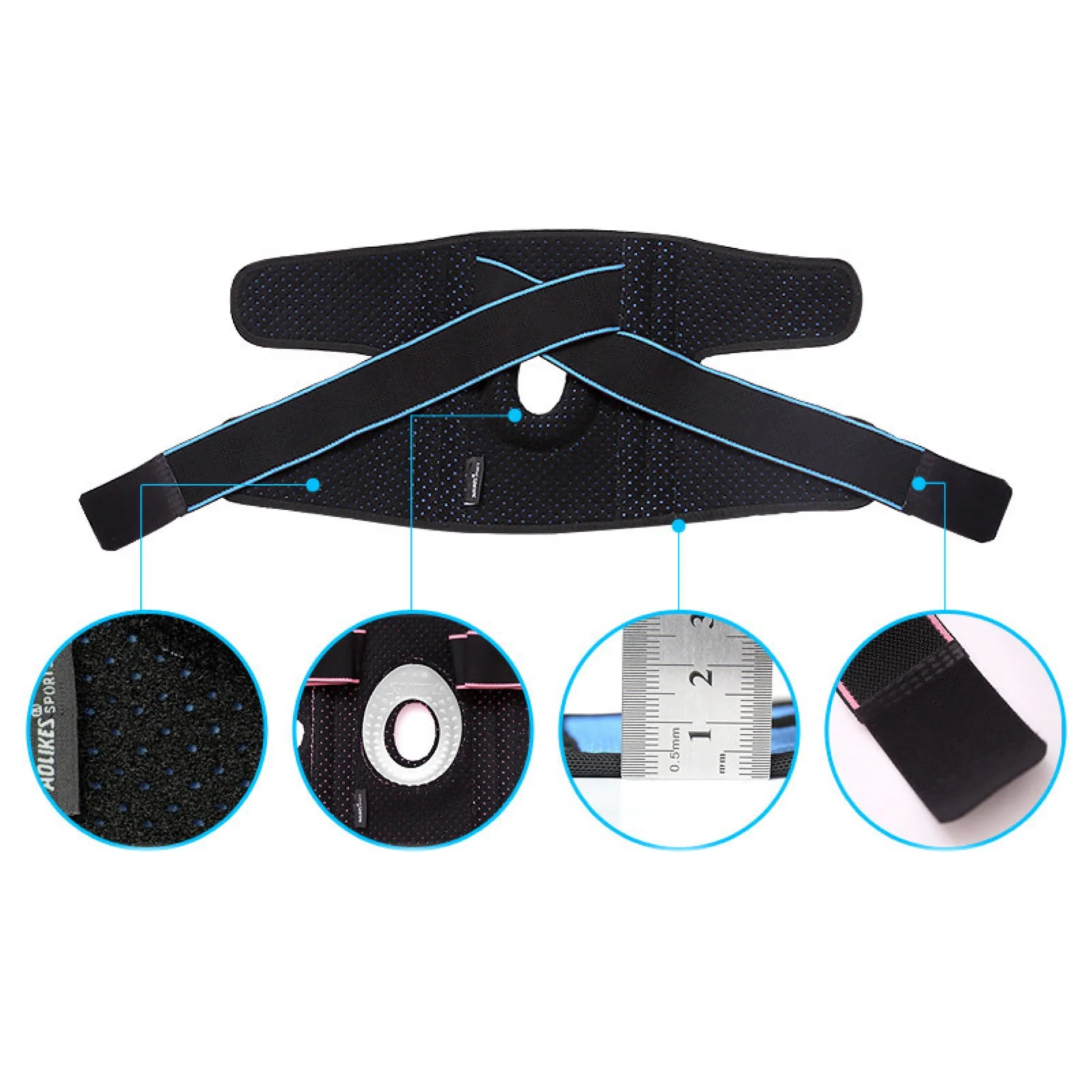 1Pc Unisex Adjustable Sport Elastic Brace Polycentric Safety Knee Support Pad Hole Kneepad Fitness Guard Protector Strap
1Pc Unisex Adjustable Sport Elastic Brace Polycentric Safety Knee Support Pad Hole Kneepad Fitness Guard Protector Strap
