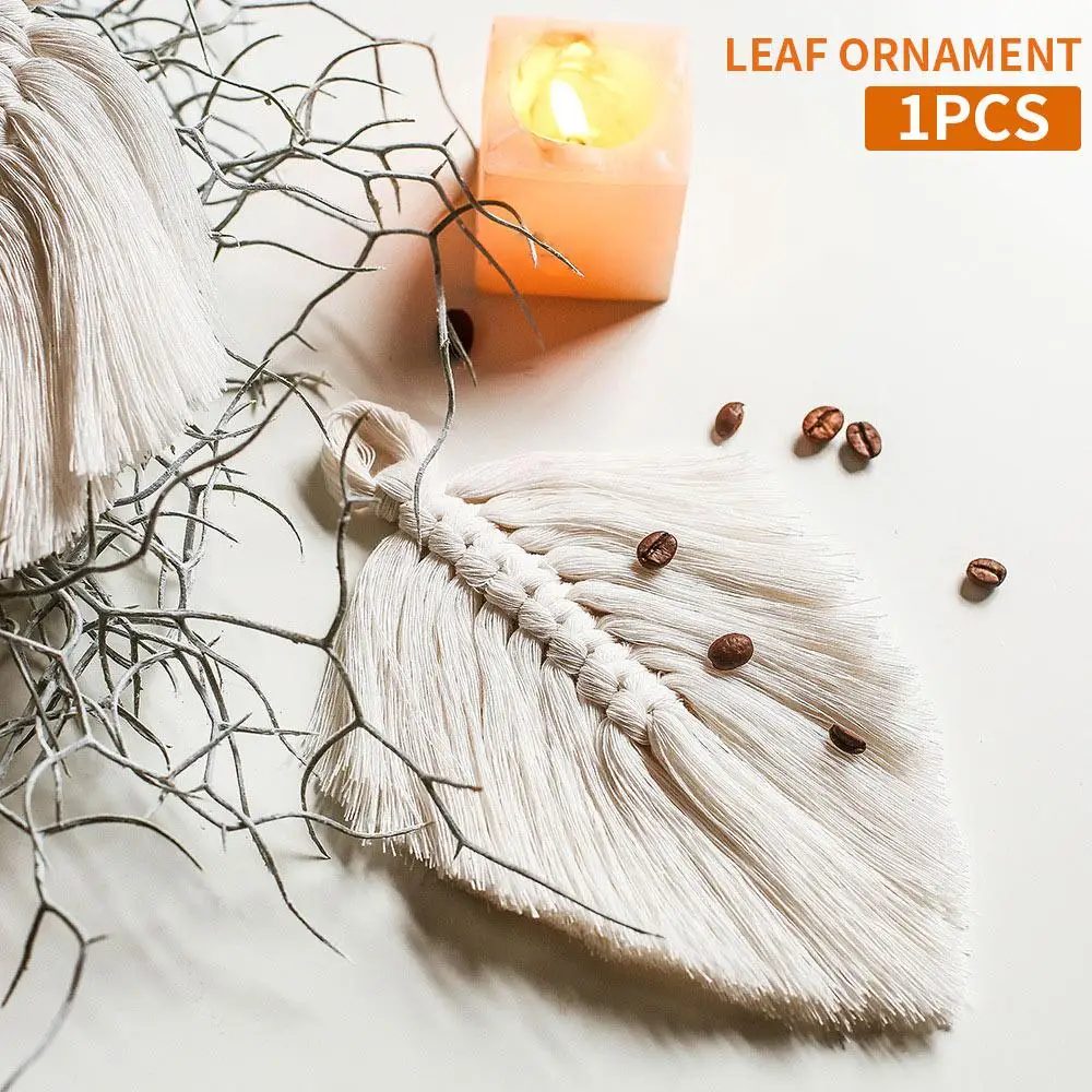 Nordic Handmade Leaf Tassels Tapestries Romantic Home Party Decorations Bohemia Wind Chimes Macrame Wall Hanging Accessories
Nordic Handmade Leaf Tassels Tapestries Romantic Home Party Decorations Bohemia Wind Chimes Macrame Wall Hanging Accessories
