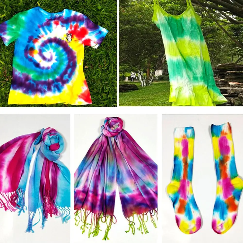 DIY One Step Tie Dye Set 12Color Party Craft Easy Bright Fabric Paint for children/students/kids Painting Tools kitchen
DIY One Step Tie Dye Set 12Color Party Craft Easy Bright Fabric Paint for children/students/kids Painting Tools kitchen