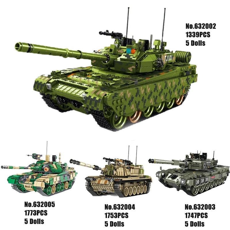 PANLOS 632003 Military German Leopard 2A4 Tank Building Blocks Educational Bricks Boy Toys For Children Brithday Gifts 2311PCS
PANLOS 632003 Military German Leopard 2A4 Tank Building Blocks Educational Bricks Boy Toys For Children Brithday Gifts 2311PCS