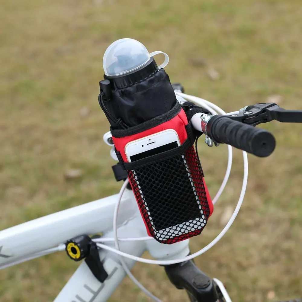 Bike Bottle Bag Oxford Cloth Front Handlebar Storage Bags Road Bicycle Cup Drink Holder With Shoulder Strap
Bike Bottle Bag Oxford Cloth Front Handlebar Storage Bags Road Bicycle Cup Drink Holder With Shoulder Strap