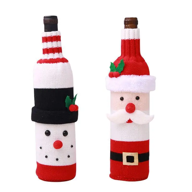 Navidad Christmas wine bottle Cover Decoration Supplies Santa Claus Snowman Red Wine Bottle Cover Holder Home Decor Gifts
Navidad Christmas wine bottle Cover Decoration Supplies Santa Claus Snowman Red Wine Bottle Cover Holder Home Decor Gifts