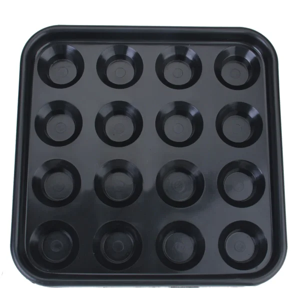 

Черная коробка-поднос, ящик для хранения 16 снукеров, бильярдный стол, кии, пластиковый поднос для бильярдного мяча, вмещает 16 мячей
