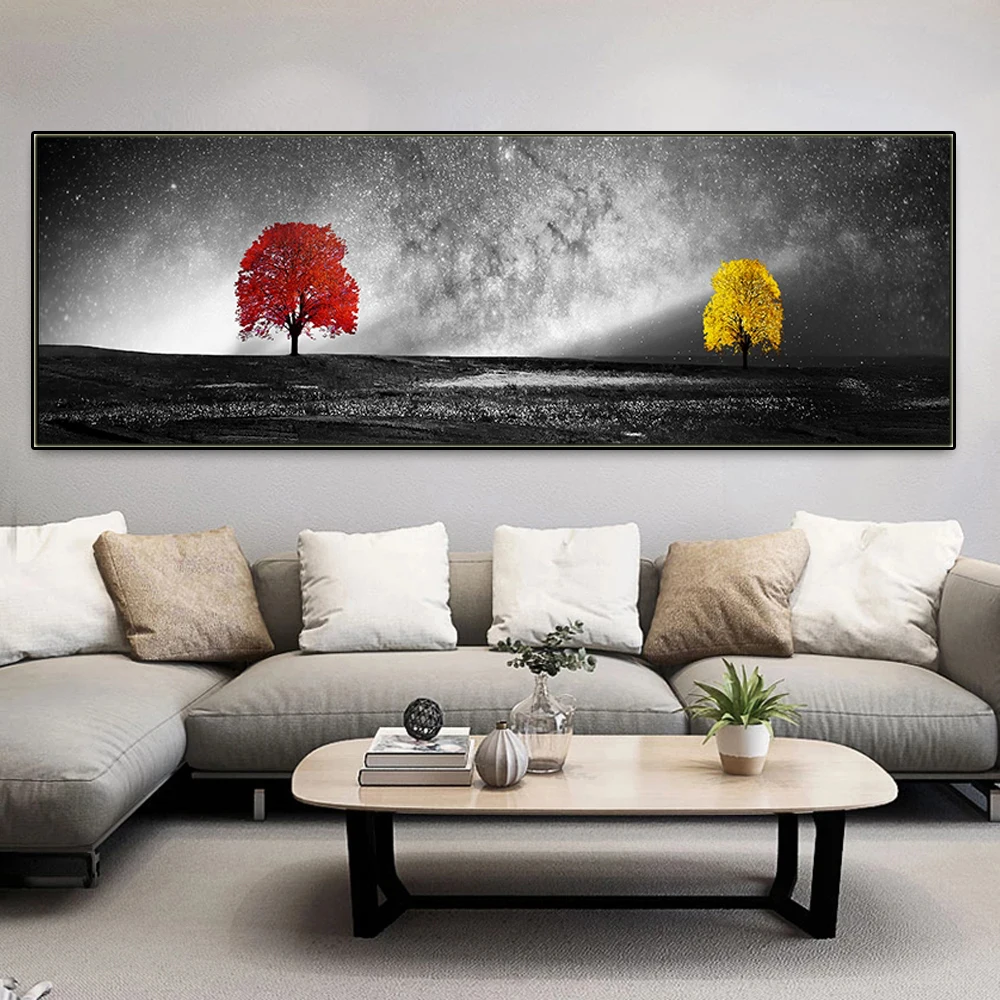 Modern Wall Art Pictures Yellow & Red Tree Landscape Canvas Painting Posters Prints Panorama for Home Decor Cuadros
Modern Wall Art Pictures Yellow & Red Tree Landscape Canvas Painting Posters Prints Panorama for Home Decor Cuadros