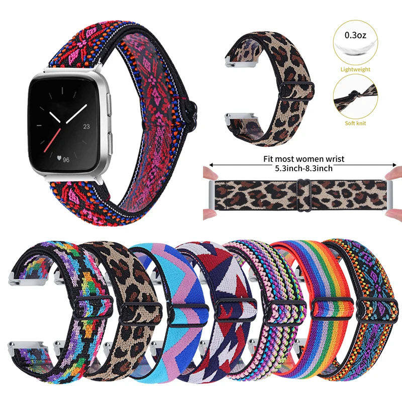 Elastic Fabric Watch Band For Fitbit Versa 2 / Versa Lite Wrist Strap Women Men Nylon Bracelet Correa For Fitbit Versa watchband
Elastic Fabric Watch Band For Fitbit Versa 2 / Versa Lite Wrist Strap Women Men Nylon Bracelet Correa For Fitbit Versa watchband