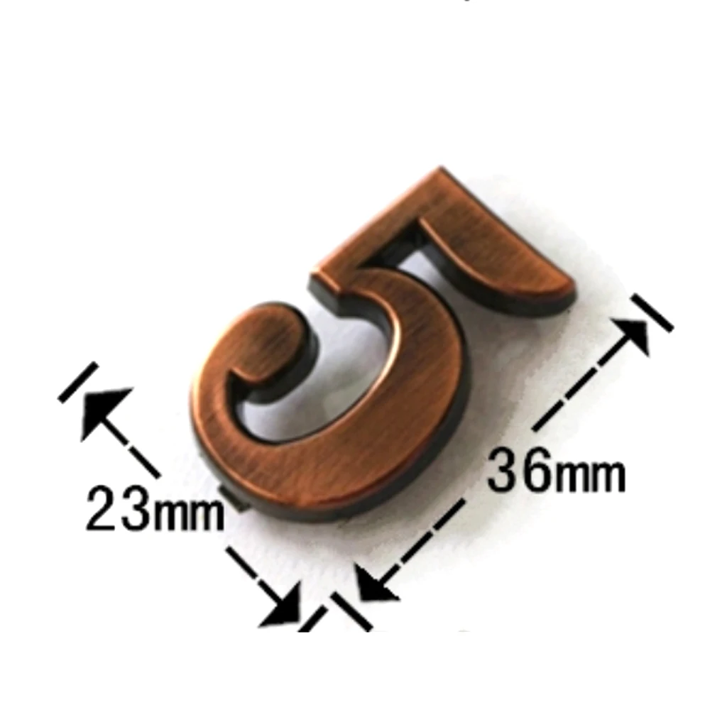 ABS Plastic Modern Bronze House Door Number Sign Plaque DIY Digits Number Plate 0-9 Wedding Party Decoration Home DIY Decor
ABS Plastic Modern Bronze House Door Number Sign Plaque DIY Digits Number Plate 0-9 Wedding Party Decoration Home DIY Decor