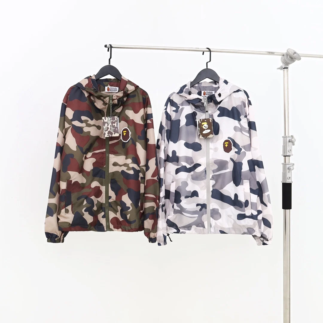 21SS Ape Head Classic Camouflage Sunscreen Double-Layer Mesh Hooded Design Couples Section Jacket Coat Free Shipping
21SS Ape Head Classic Camouflage Sunscreen Double-Layer Mesh Hooded Design Couples Section Jacket Coat Free Shipping