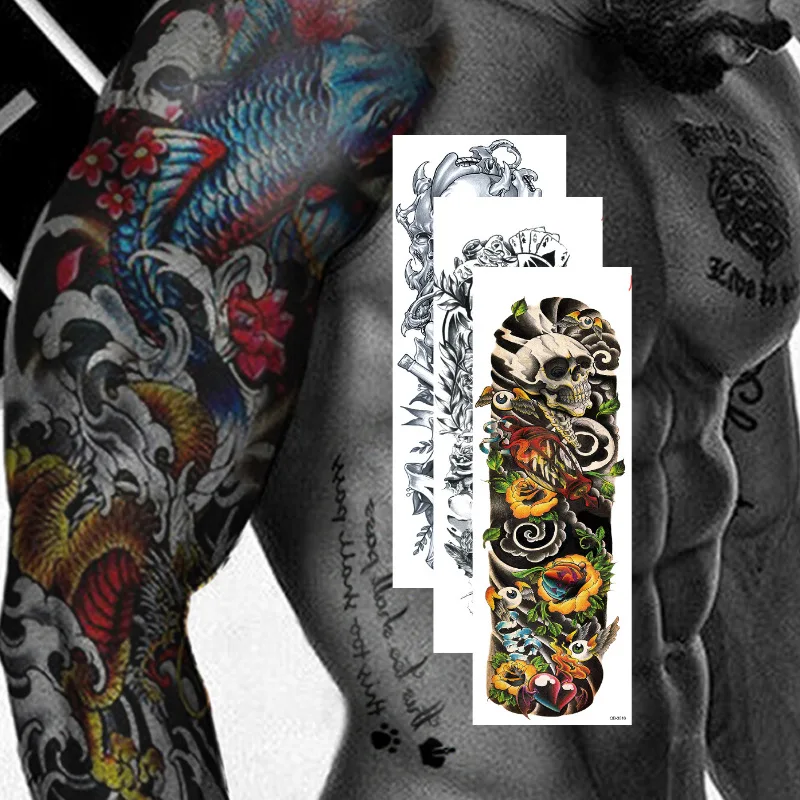 Waterproof Temporary Tattoo Sticker Totem Geometric Full Arm Large Size Sleeve Tatoo Fake Tatto Flash Tattoos For Men Women
Waterproof Temporary Tattoo Sticker Totem Geometric Full Arm Large Size Sleeve Tatoo Fake Tatto Flash Tattoos For Men Women