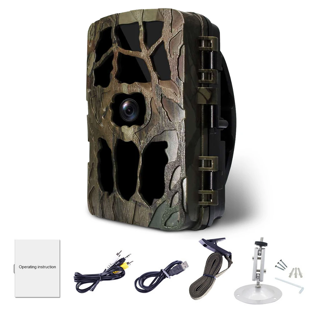 Wildlife Trail Camera Waterproof 20MP 4K Infrared Hunting Camera with Night Vision 0.2S Trigger Surveillance Tracking Camera
Wildlife Trail Camera Waterproof 20MP 4K Infrared Hunting Camera with Night Vision 0.2S Trigger Surveillance Tracking Camera