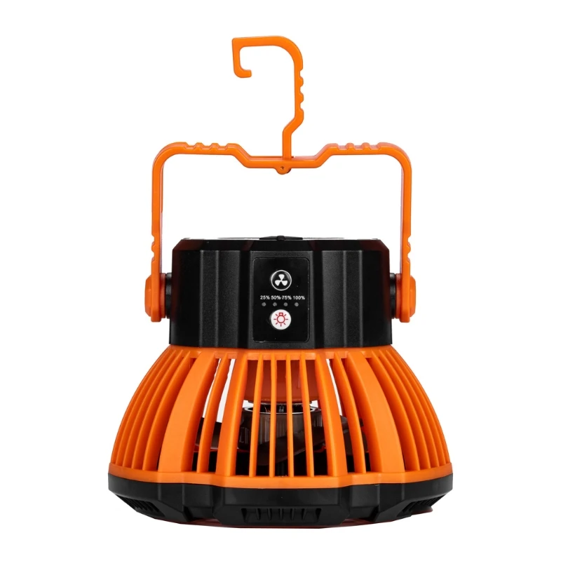 USB Rechargeable Camping Fan with LED Lantern Remote Control Timing Hanging Fan
USB Rechargeable Camping Fan with LED Lantern Remote Control Timing Hanging Fan