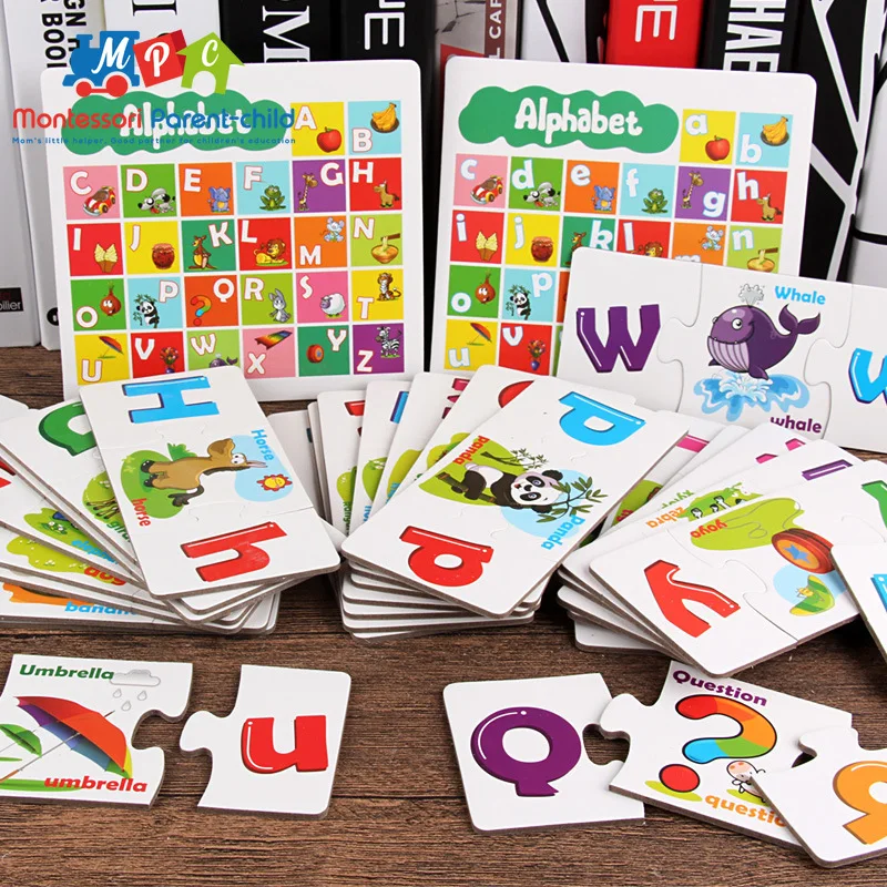 Alphabet Letters Card Kids English Letters Matching Flash Cards Animal Fruits Cognitive Blocks Funny Learning Game Toys
Alphabet Letters Card Kids English Letters Matching Flash Cards Animal Fruits Cognitive Blocks Funny Learning Game Toys