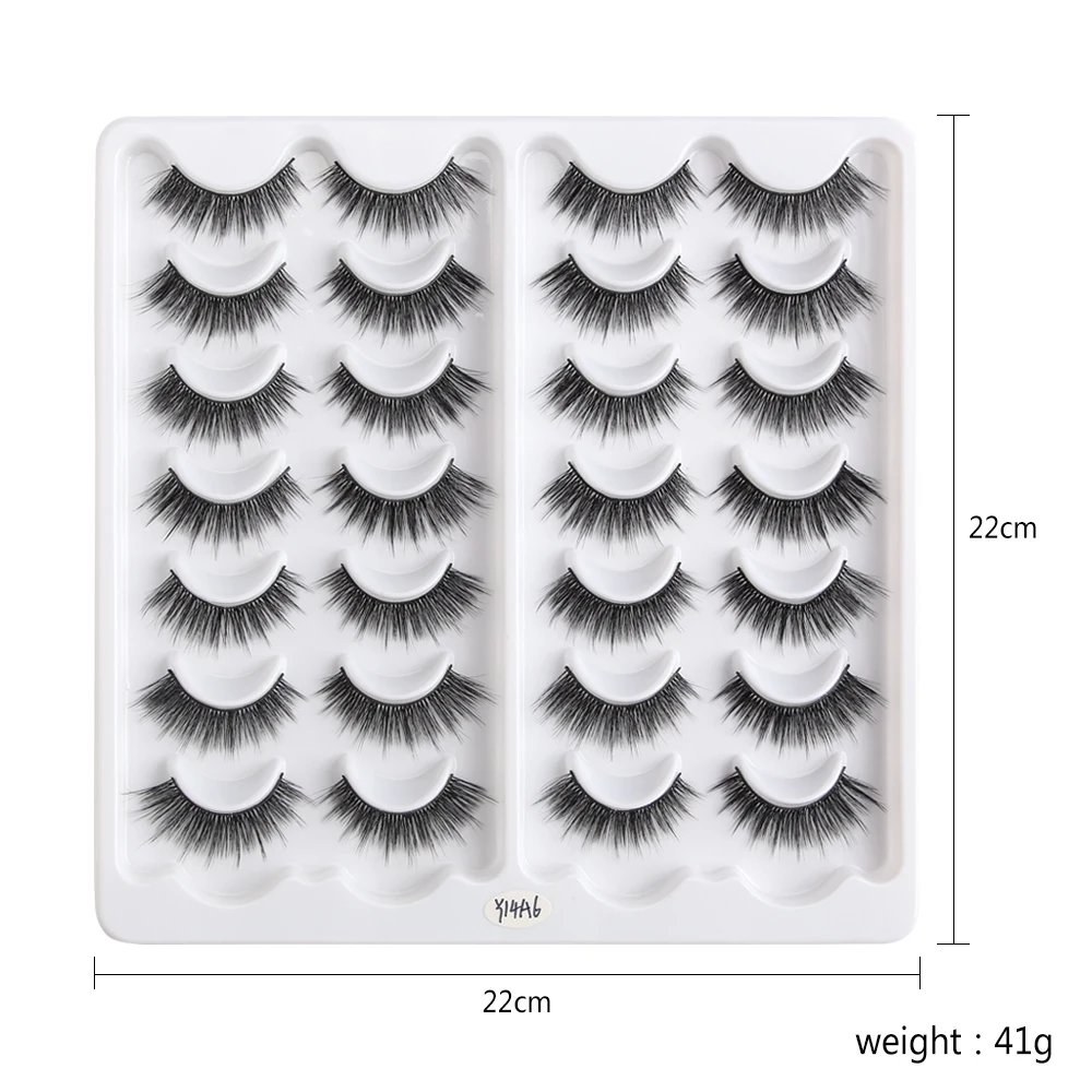 MAANGE 4/14Pairs Wholesale 3D Mink Lashes Natural False Eyelashes Dramatic Fluffy Soft Wispy Volume Cross Reusable Eyelash Bulk
MAANGE 4/14Pairs Wholesale 3D Mink Lashes Natural False Eyelashes Dramatic Fluffy Soft Wispy Volume Cross Reusable Eyelash Bulk