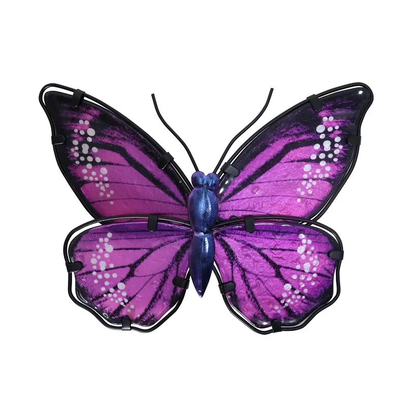 Purple Metal Butterfly Wall Decoration for Home and Garden Decoration Miniaturas Animal Outdoor Statues and Sculptures for Yard
Purple Metal Butterfly Wall Decoration for Home and Garden Decoration Miniaturas Animal Outdoor Statues and Sculptures for Yard