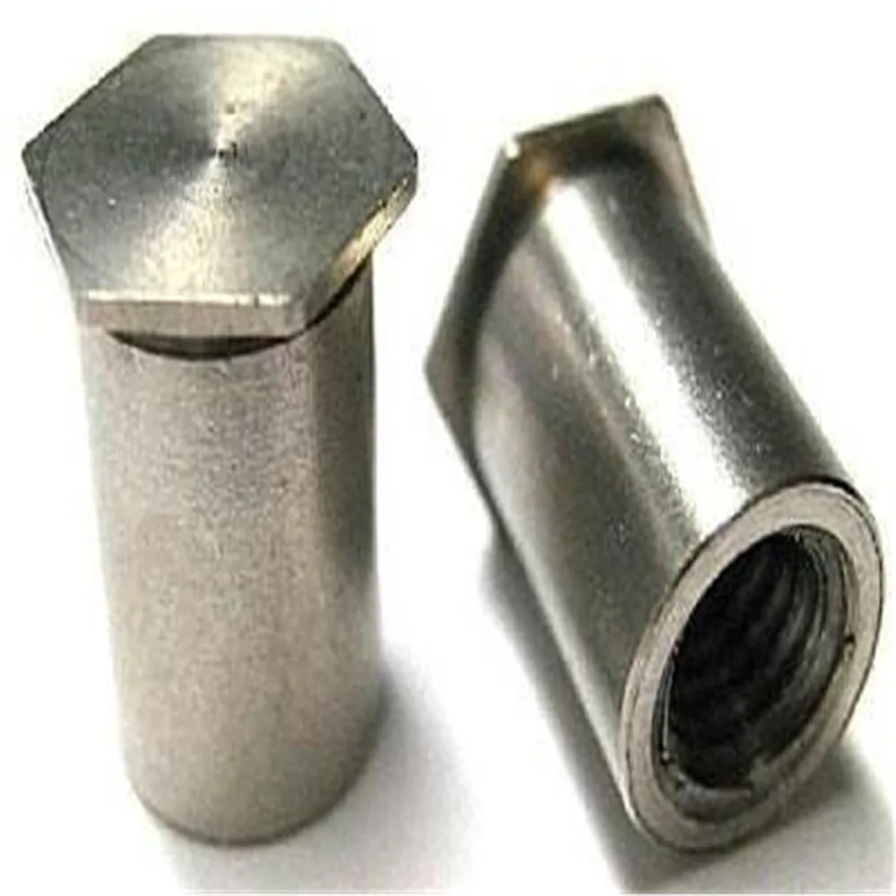BSO4-M3.5-25 Blind Hole Threaded Standoffs Self Clinching Feigned Crimped Standoff Server Cabinet Sheet Metal Spacer PCB Rivets
BSO4-M3.5-25 Blind Hole Threaded Standoffs Self Clinching Feigned Crimped Standoff Server Cabinet Sheet Metal Spacer PCB Rivets