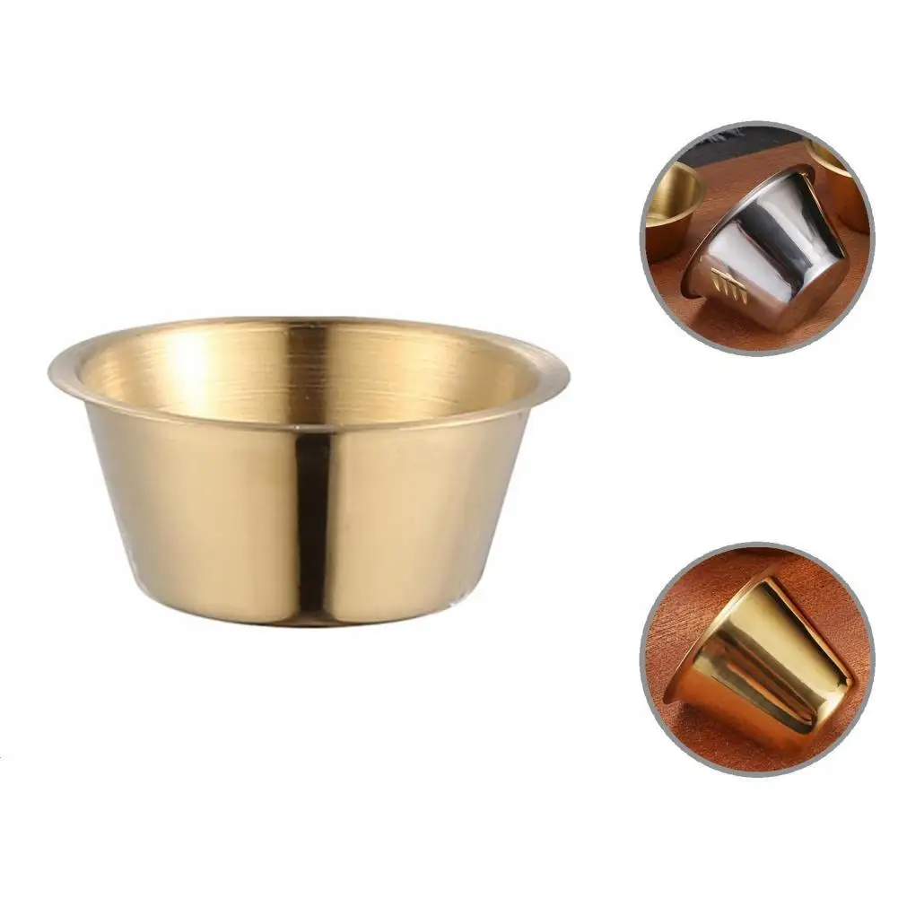 Из нержавеющей стали практичная маленькая чашка для соуса Ramekin с гладкими краями, чашки для соуса, деликатные чашки для соуса
Из нержавеющей стали практичная маленькая чашка для соуса Ramekin с гладкими краями, чашки для соуса, деликатные чашки для соуса