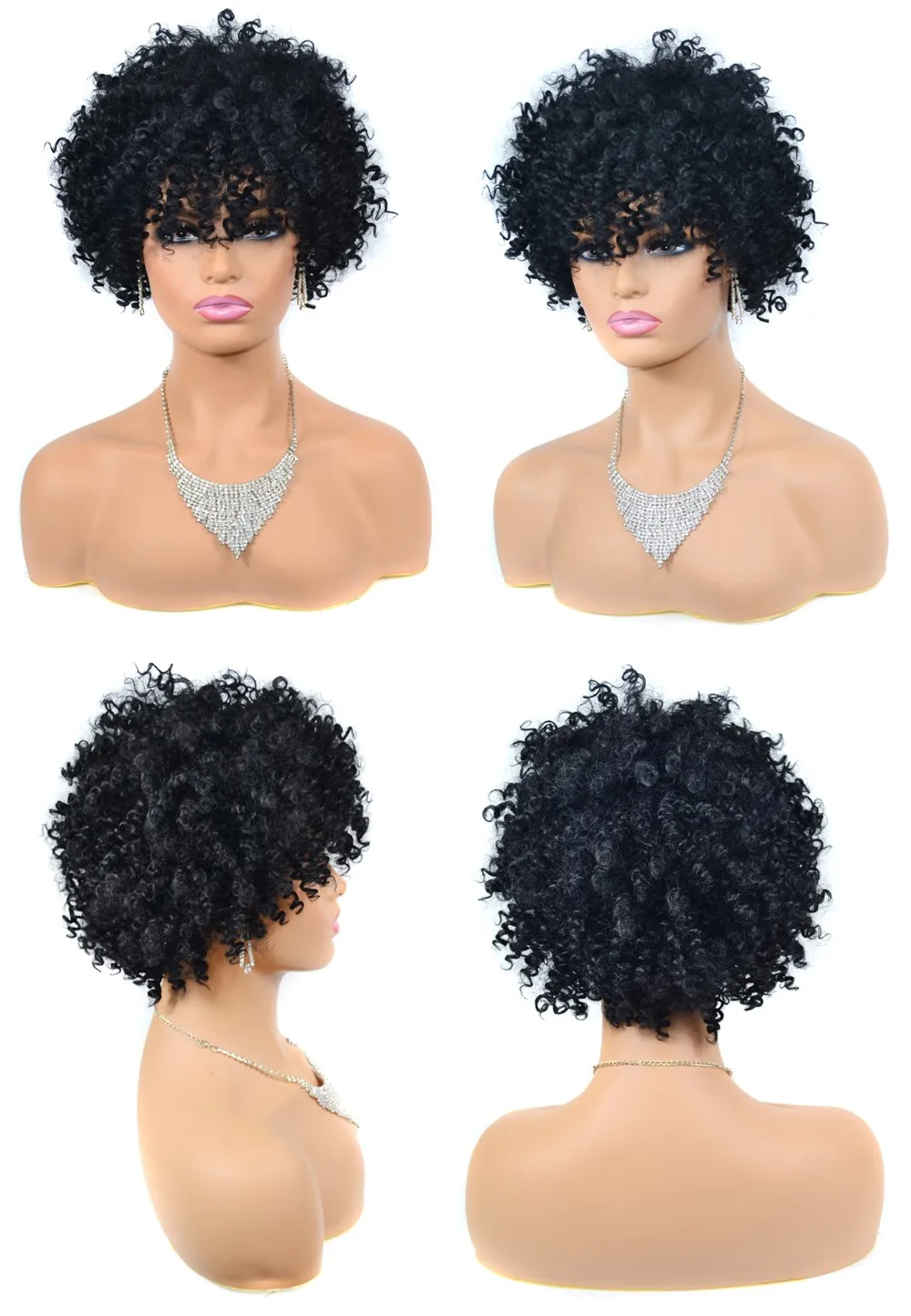 Ombre Kinky Curly Kryssma Hair Synthetic Wigs For Black Women Synthetic Short Curly Bob Natural Ombre Hair Women's Wigs
Ombre Kinky Curly Kryssma Hair Synthetic Wigs For Black Women Synthetic Short Curly Bob Natural Ombre Hair Women's Wigs