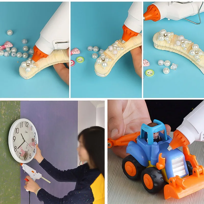 30W Hot Glue Gun Mini Electric Heat Adhesive Glue Exchanger Thermal Sealant Gun Tile Repair Tool Kit with Sticks for Home
30W Hot Glue Gun Mini Electric Heat Adhesive Glue Exchanger Thermal Sealant Gun Tile Repair Tool Kit with Sticks for Home