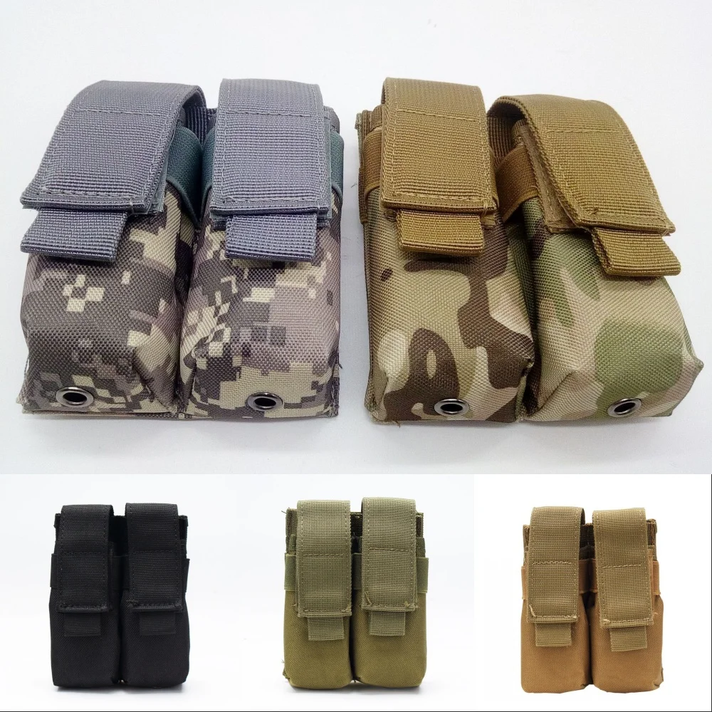 9mm Molle Tactical Double Magazine Pouch Flashlight Holder Hunting Accessories Airsoft Ammo Mag Holster Waist Bag
9mm Molle Tactical Double Magazine Pouch Flashlight Holder Hunting Accessories Airsoft Ammo Mag Holster Waist Bag