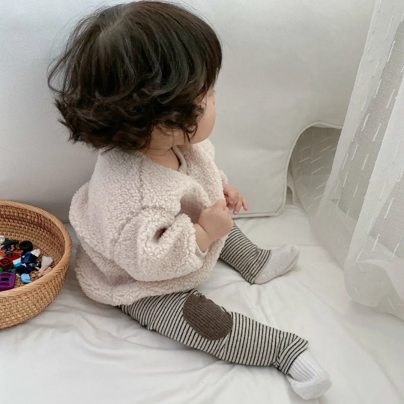 Baby Boys Girls Knee Patch Pants Spring Kids Pure Cotton Cute Striped Leggings Toddler
Baby Boys Girls Knee Patch Pants Spring Kids Pure Cotton Cute Striped Leggings Toddler