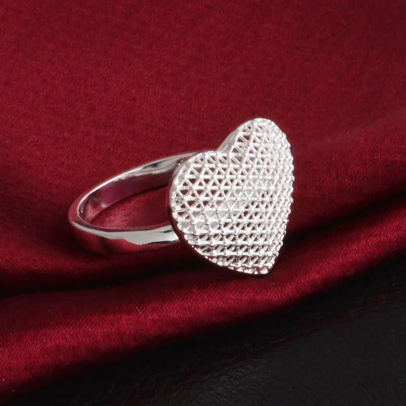 925 Sterling Silver Hollow Heart Ring For Women Man Wedding Engagement Party Fashion Charm Jewelry YDHR68
925 Sterling Silver Hollow Heart Ring For Women Man Wedding Engagement Party Fashion Charm Jewelry YDHR68