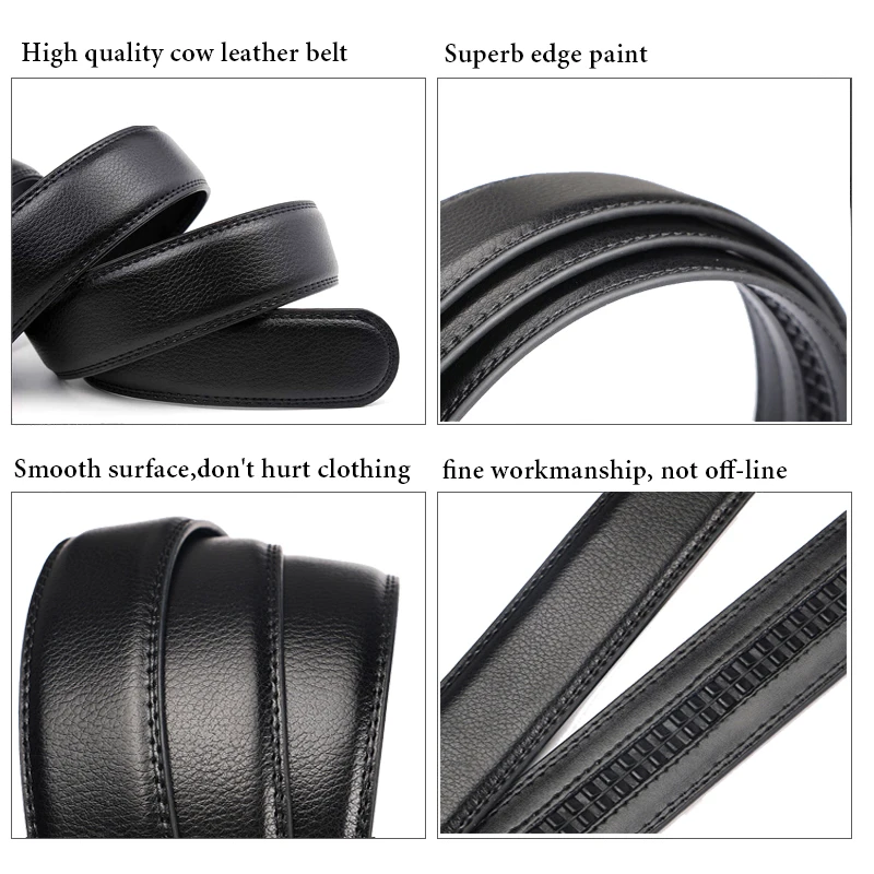 Men Belts Automatic Buckle Belt Genune Leather High Quality Belts for Men Leather Strap Casual Buises for Jeans 150 160 170cm
Men Belts Automatic Buckle Belt Genune Leather High Quality Belts for Men Leather Strap Casual Buises for Jeans 150 160 170cm
