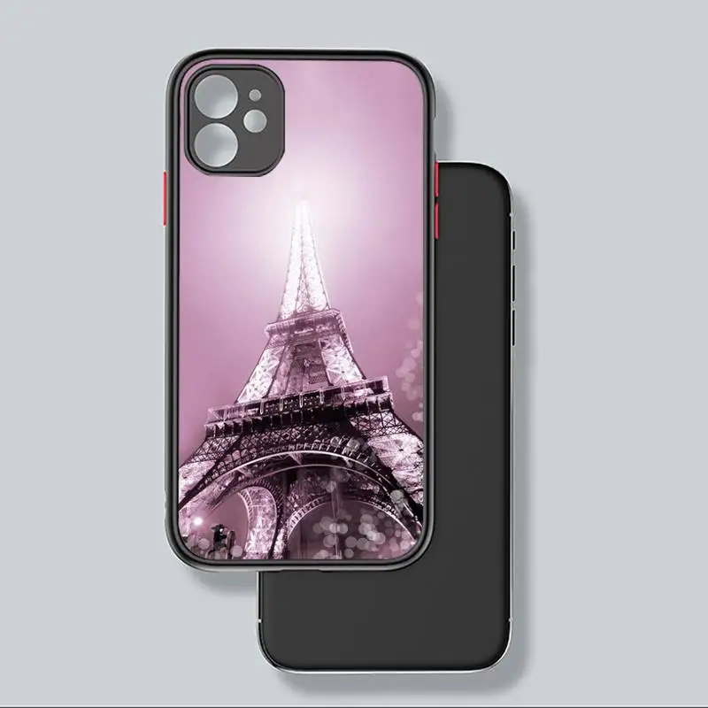 France Paris the Eiffel Tower Phone Case black matte transparent For iPhone 7 8 x xs xr 11 12 pro plus mini max Clear Funda 
France Paris the Eiffel Tower Phone Case black matte transparent For iPhone 7 8 x xs xr 11 12 pro plus mini max Clear Funda