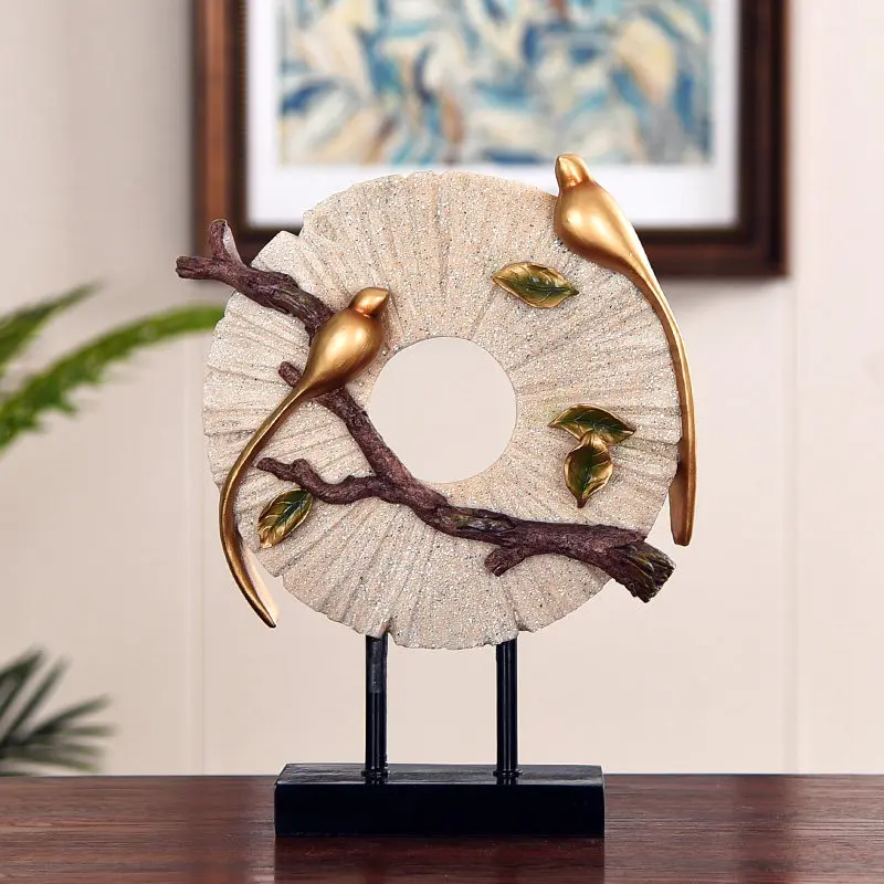 New Chinese Style Resin Bird Branches Ornaments Livingroom TV Cabinet Furnishing Decorations Home Figurines Craft Wedding Gifts
New Chinese Style Resin Bird Branches Ornaments Livingroom TV Cabinet Furnishing Decorations Home Figurines Craft Wedding Gifts