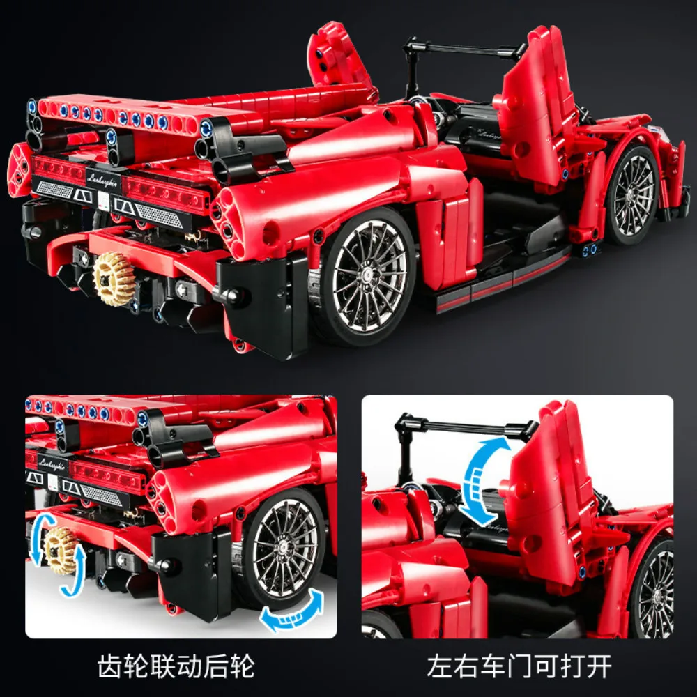 Expert Creator Ideas City High-tech Lamborghinis Speed champion RSR Racing car Building Blocks Bricks Moc Model Modular Toys 
Expert Creator Ideas City High-tech Lamborghinis Speed champion RSR Racing car Building Blocks Bricks Moc Model Modular Toys