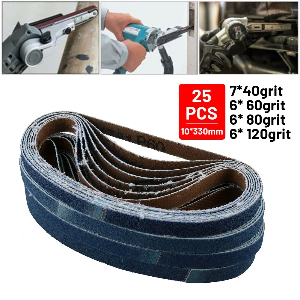 25pcs 10mm Air Finger Zirconium Sander Sanding Belts 330*10mm 40/60/80/120grit New And High Quality
25pcs 10mm Air Finger Zirconium Sander Sanding Belts 330*10mm 40/60/80/120grit New And High Quality