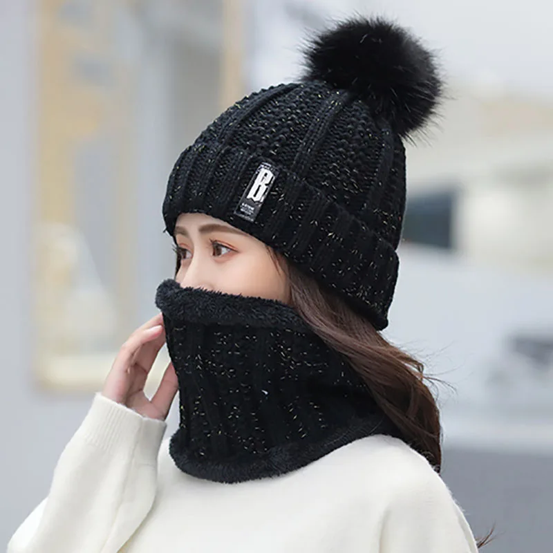 Brand Winter knitted Beanies Hats Women Thick Warm Beanie Skullies Hat Female knit Letter Bonnet Beanie Caps Outdoor Riding Sets
Brand Winter knitted Beanies Hats Women Thick Warm Beanie Skullies Hat Female knit Letter Bonnet Beanie Caps Outdoor Riding Sets