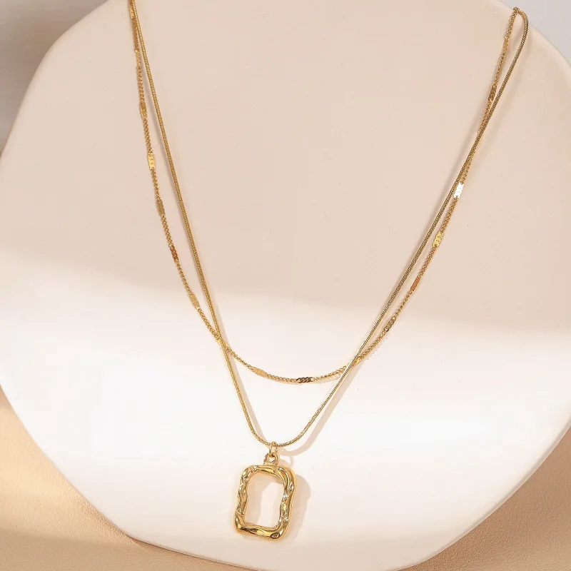 Double Layered Necklace Female 2021 New Style Clavicle Chain Autumn And Winter Long Wild Simple Accessory Chain Sweater Chain
Double Layered Necklace Female 2021 New Style Clavicle Chain Autumn And Winter Long Wild Simple Accessory Chain Sweater Chain