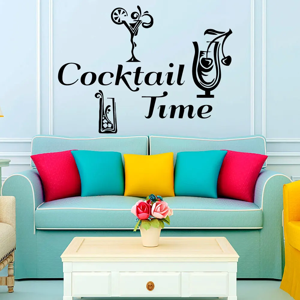 Hot Sale Creative Cocktail Time Wall Decals Vinyl Removable Home Decor Wall Sticker Living Room
Hot Sale Creative Cocktail Time Wall Decals Vinyl Removable Home Decor Wall Sticker Living Room