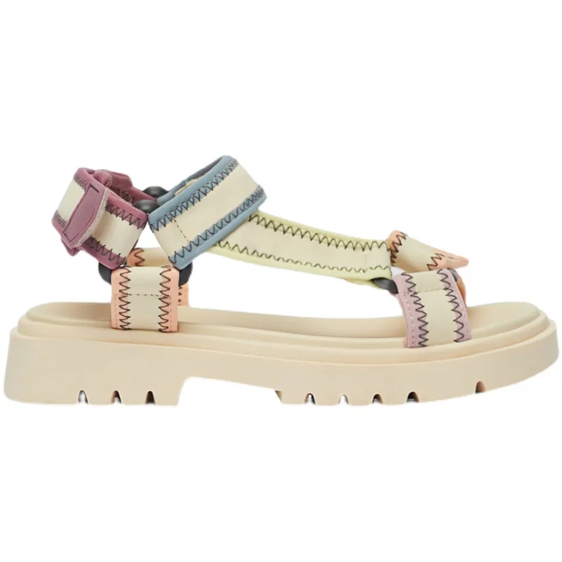 2021 Summer Leisure Flats Sandals Buckle Thick-soled Roman Platform Sandals Girls Flat Shoes Trend Buckle Strap Sport Sandal
2021 Summer Leisure Flats Sandals Buckle Thick-soled Roman Platform Sandals Girls Flat Shoes Trend Buckle Strap Sport Sandal