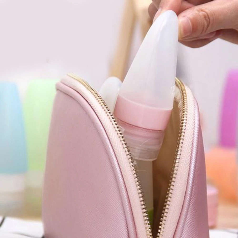 2pcs Shampoo Travel Wash Bag Silicone Lotion Bottle Sub-Bottle Set Shower Gel Lotion Silicone Cosmetic Empty Bottle 
2pcs Shampoo Travel Wash Bag Silicone Lotion Bottle Sub-Bottle Set Shower Gel Lotion Silicone Cosmetic Empty Bottle