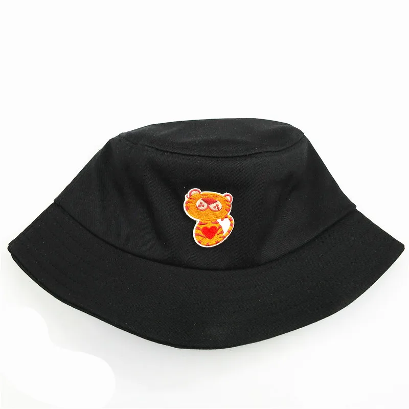 2021 Cartoon Tiger Embroidery Cotton Bucket Hat Fisherman Outdoor Travel Sun Cap for Men and Women 160
2021 Cartoon Tiger Embroidery Cotton Bucket Hat Fisherman Outdoor Travel Sun Cap for Men and Women 160