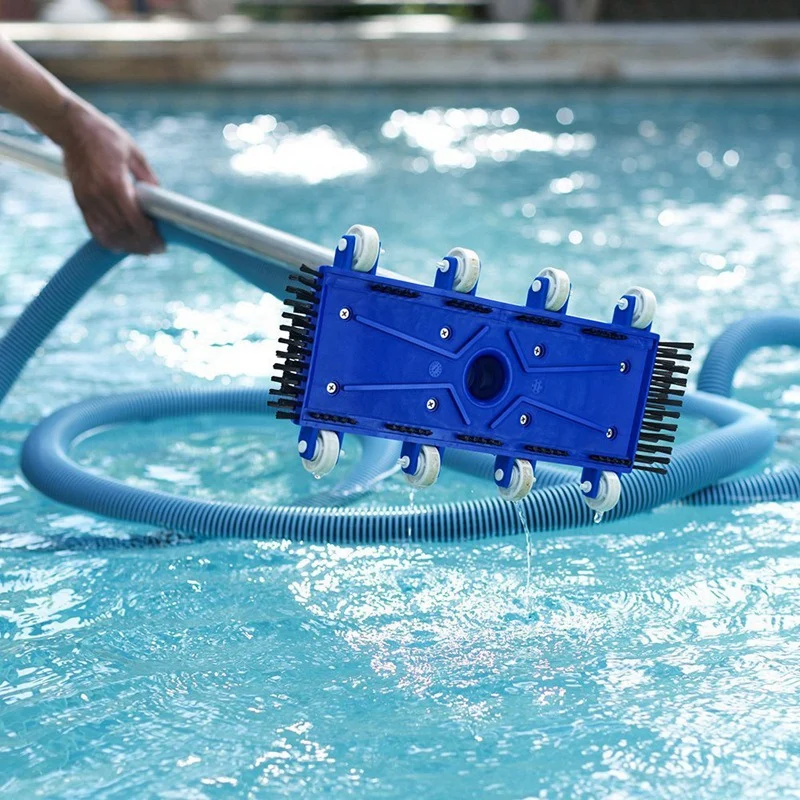 39cm Professional Flexible Pool Vacuum with Side Brush Wheels Fish Pond Pool Cleaning Tool Pool Cleaner
39cm Professional Flexible Pool Vacuum with Side Brush Wheels Fish Pond Pool Cleaning Tool Pool Cleaner