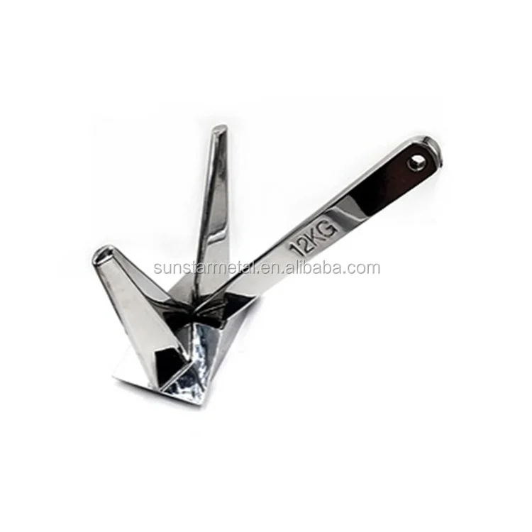 marine hardware boat accessories 12KG Stainless steel pool Boat anchor
marine hardware boat accessories 12KG Stainless steel pool Boat anchor