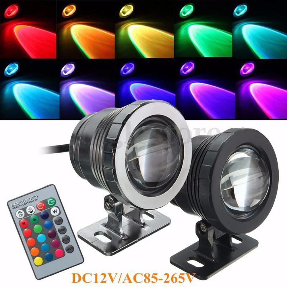 LED Underwater Light Aquarium Lamp RGB Remote Control Waterproof Underwater Spot Light for Swimming Pool Garden Pond Fountain
LED Underwater Light Aquarium Lamp RGB Remote Control Waterproof Underwater Spot Light for Swimming Pool Garden Pond Fountain