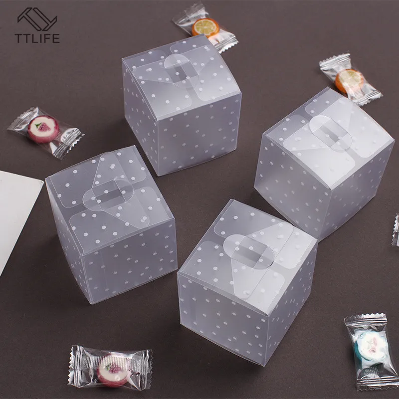 TTLIFE 50pcs PVC Square Transparent Dot Candy Boxes Chocolate Package Gift Box Cube For Wedding Birthday Christmas Party Decor
TTLIFE 50pcs PVC Square Transparent Dot Candy Boxes Chocolate Package Gift Box Cube For Wedding Birthday Christmas Party Decor