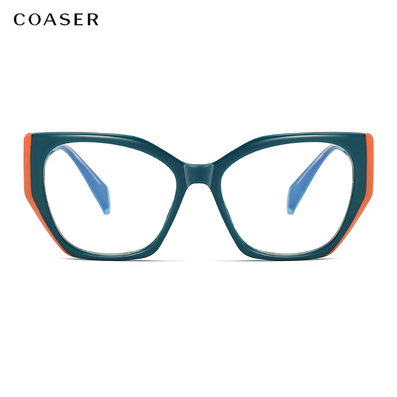 2022 NEW Women Cat Eye Bicolor Colour Glasses Clear Large Frame Optical Anti Blue Light Leopard Gradient Prescription Eyewear
2022 NEW Women Cat Eye Bicolor Colour Glasses Clear Large Frame Optical Anti Blue Light Leopard Gradient Prescription Eyewear